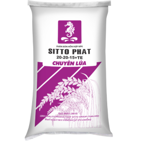 PHÂN BÓN SITTO PHAT 20-20-15+TE CHUYÊN LÚA (BAO 50KG)