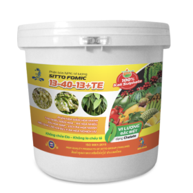 Phân bón NPK-Vi lượng SITTO FOMIC 13-40-13+TE (Xô 15kg)