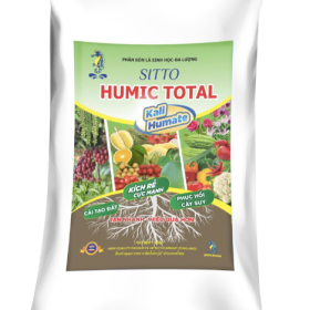 Phân bón lá sinh học SITTO HUMIC TOTAL (Bao 10kg)