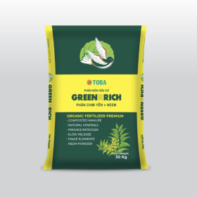 Phân Hữu Cơ GREEN RICH Bao 30kg