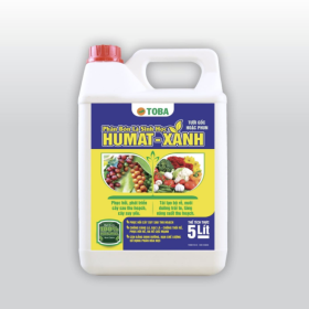 PHÂN BÓN LÁ HUMAT XANH Can 5 lít (TOBA)
