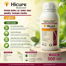 Phân bón lá HICURE BIOSTIMULANT Chai 500ml (Syngenta)