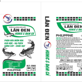 PHÂN VI LƯỢNG BÓN GỐC LÂN ĐEN HUMIC & ĐẠM CÁ (XMEN PQ)