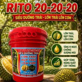Phân bón RITO 20-20-20 siêu dưỡng trái (NGN)