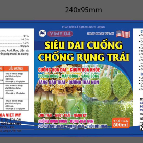 VIMY 04 SIÊU DAI CUỐNG CHỐNG RỤNG TRÁI 500ML