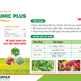 PHÂN BÓN HỮU CƠ HUMIC PLUS KONA
