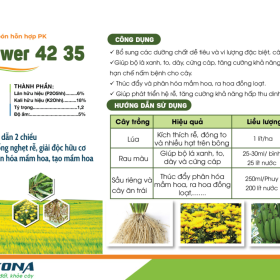 PHÂN BÓN HỖN HỢP PK ASHIDO AT6  (POWER 42 35) KONA