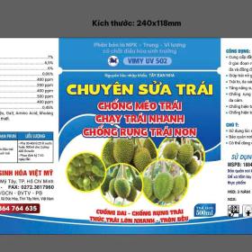 VIMY UV 502 CHUYÊN SỬA TRÁI 500ML