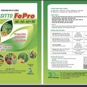 SITTO FOPRO 30-10-10+TE NPK 250G 