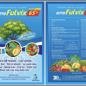 SITTO FULVIX 65%  ĐA LƯỢNG 100G