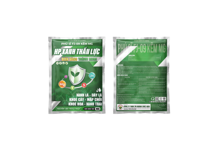 HP XANH THẦN LỰC FJ-09 KẼM MG 1KG HOÀNG PHÁT