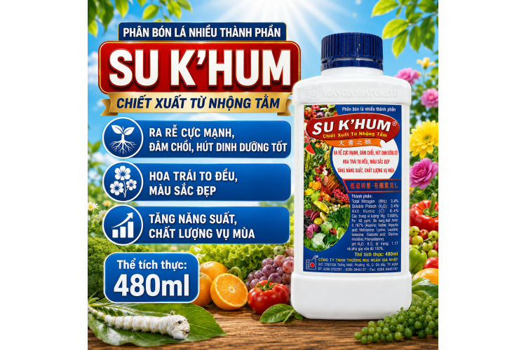 Phân bón lá SU K'HUM (NGN)
