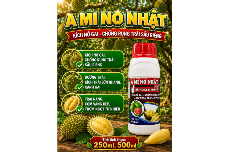 AMINO NHẬT Sầu riêng (Nhật Cường Phát) 