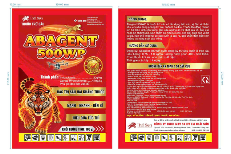 THUỐC TRỪ SÂU ABAGENT 500WP