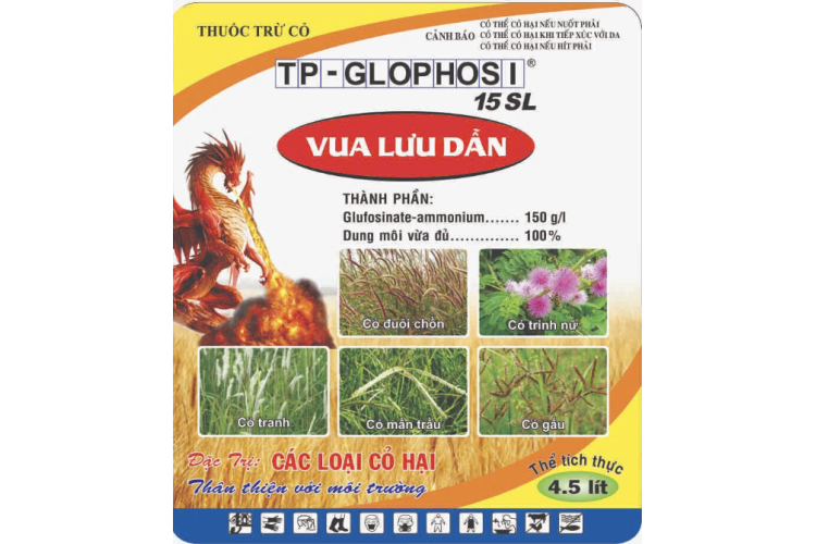 THUỐC TRỪ CỎ TP-GLOPHOSI® 15 SL