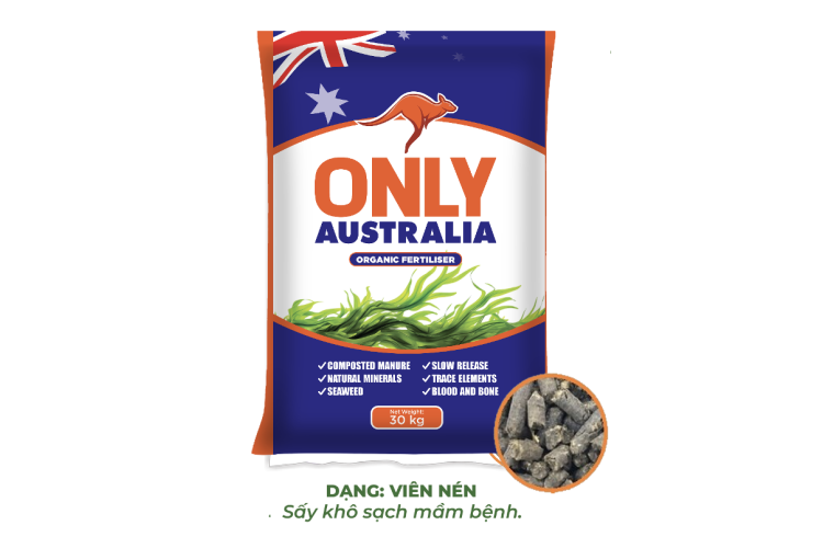 PHÂN HỮU CƠ ONLY AUSTRALIA 30KG