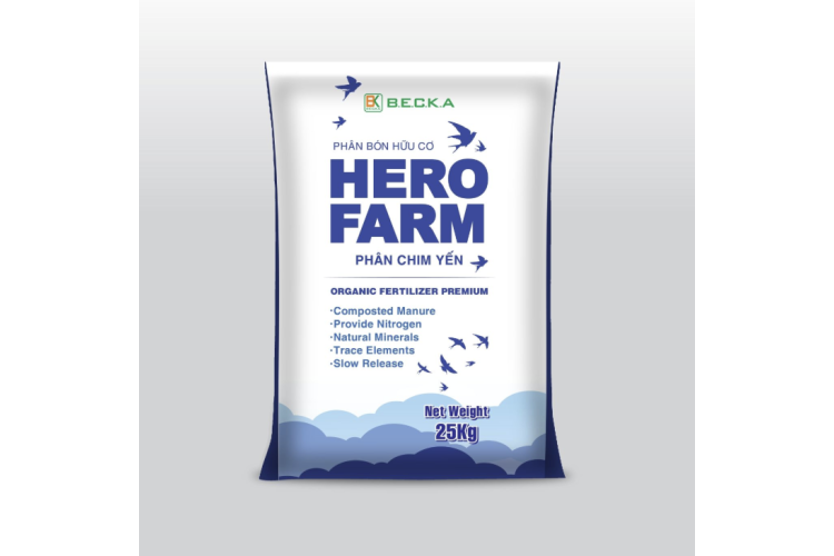 PHÂN HỮU CƠ HERO FARM 25KG