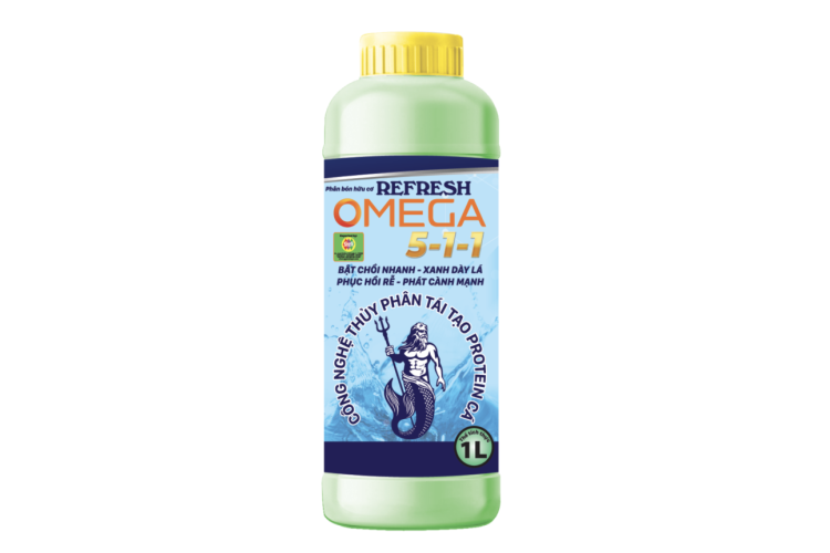 PHÂN BÓN HỮU CƠ REFRESH OMEGA 5-1-1