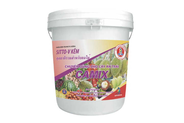 Phân bón trung vi lượng SITTO-V CAMIX Cây ăn trái (Xô 18kg)
