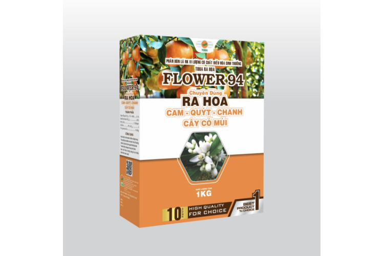 Phân bón lá FLOWER 94 Cam Quýt Chanh 1kg