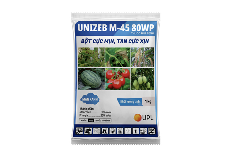 Thuốc trừ bệnh UNIZEB M-45 80WP 