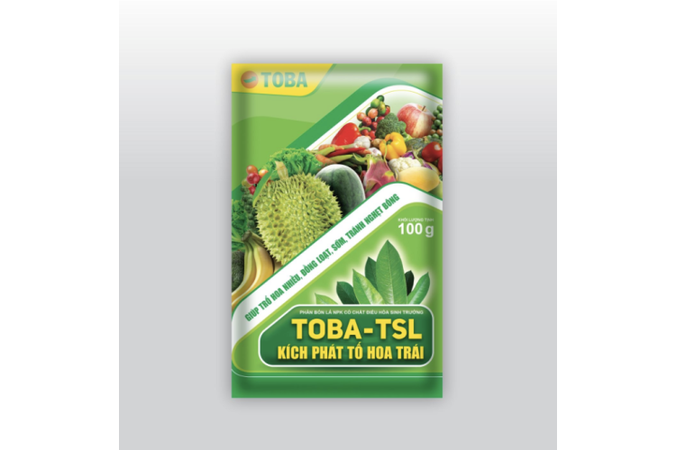 Phân Bón Lá TOBA TSL Kích Phát Tố Hoa Trái Gói 100g