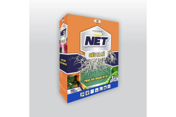 PHÂN HỖN HỢP NPK TOBA NET Hộp 1KG