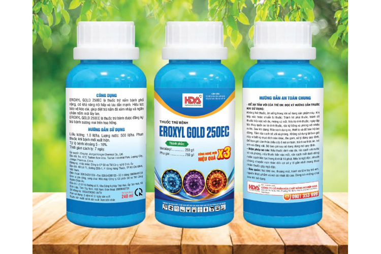 THUỐC TRỪ BỆNH EROXYL GOLD 250EC (HDA)