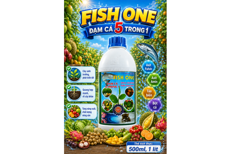 Phân bón FISH ONE ĐẠM CÁ 5 TRONG 1 (NGN)