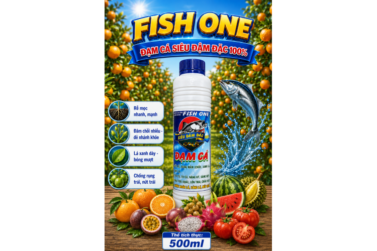 Phân bón FISH ONE ĐẠM CÁ Cho cây ăn trái (NGN)