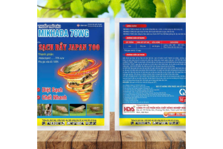 SẠCH RẦY JAPAN 700 MIKHADA70WG 50G HÓA CHẤT NÔNG NGHIỆP HDA