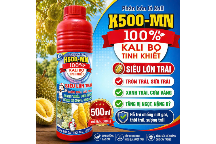 Phân bón lá KALI K500-MN (NGN)