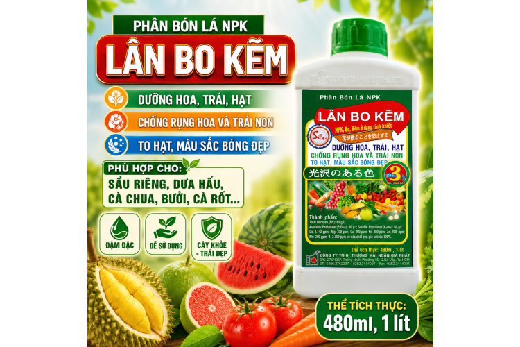 Phân bón lá NPK LÂN BO KẼM (NGN)