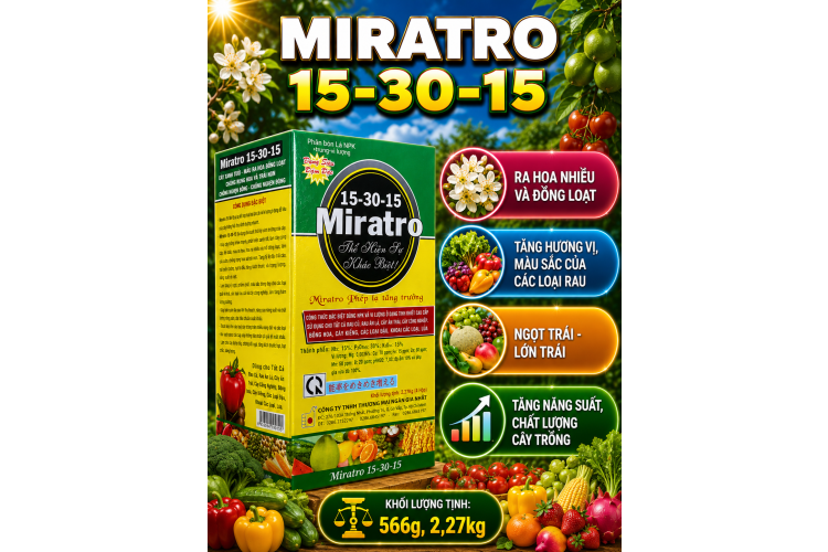 Phân bón MIRATRO 15-30-15 (NGN)