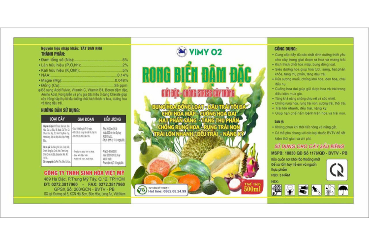 VIMY 02 RONG BIỂN ĐẬM ĐẶC GIẢI ĐỘC 500ML