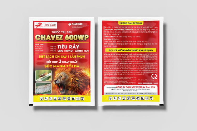 THUỐC TRỪ SÂU CHAVEZ 600WP (THÁI SƠN)