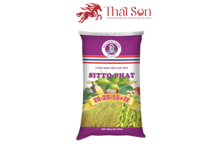 PHÂN BÓN NPK SITTO PHAT 20-20-15+TE 50KG