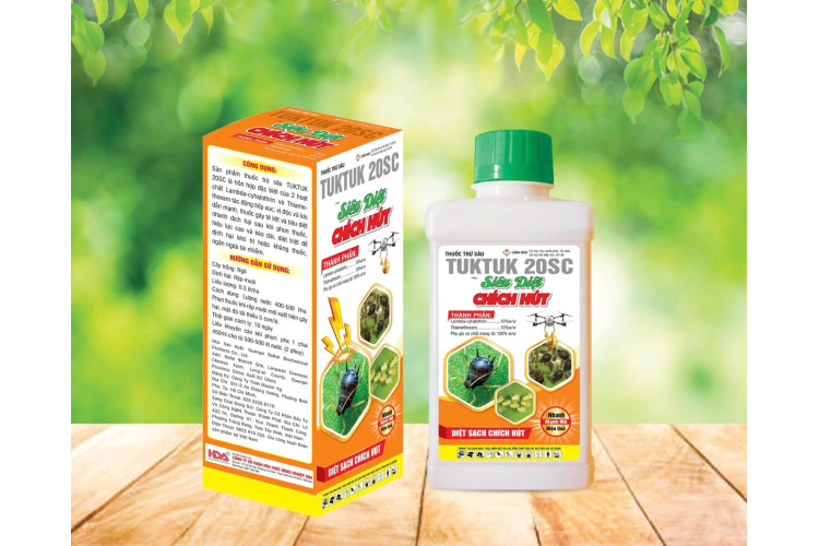 THUỐC TRỪ SÂU TUKTUK 20SC Hiệu Siêu Diệt CHÍCH HÚT (HDA)