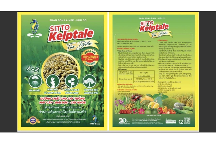 SITTO KELPTALE HỮU CƠ 100G SITTO