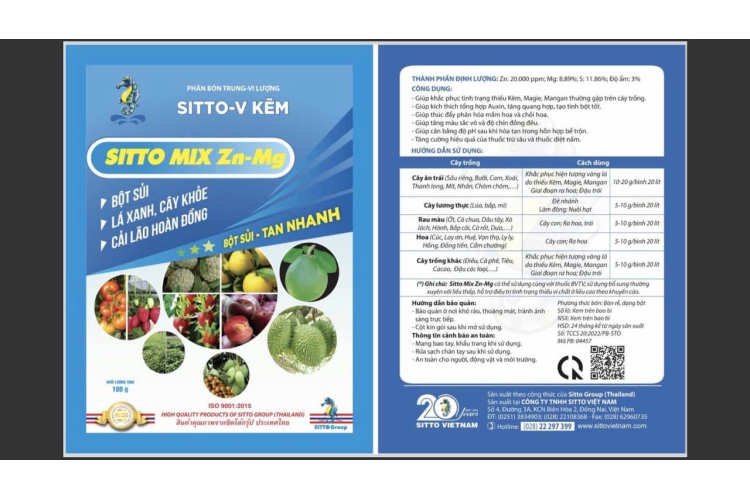 SITTO-V Zn-Mg 100g